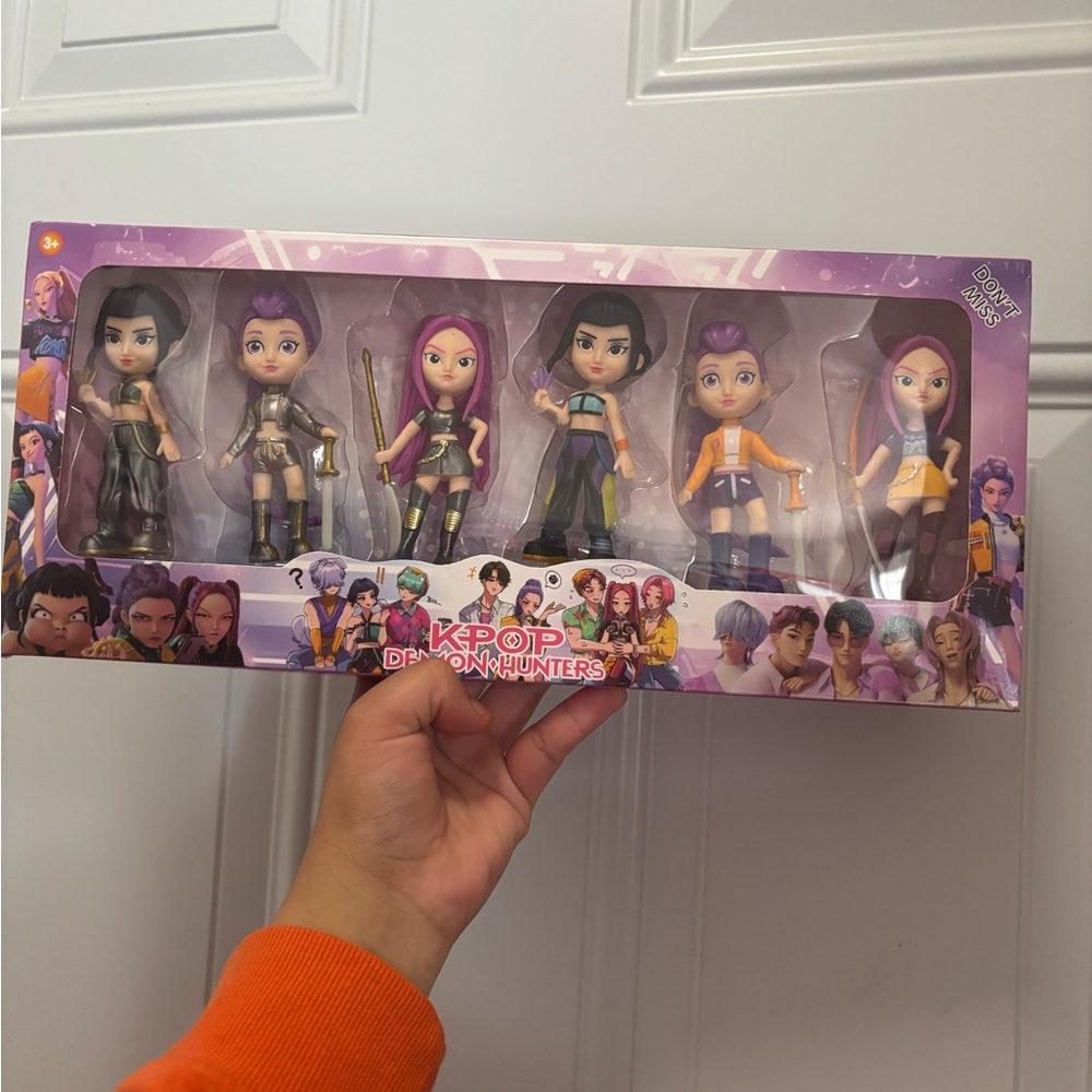 Kpop demon hunters Figures set of 6